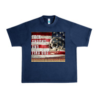 Navy fuck around and find out Urban Heavy Tee - MaliasSmallBusiness