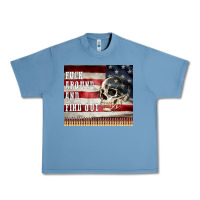 Pebble Blue fuck around and find out Urban Heavy Tee - MaliasSmallBusiness