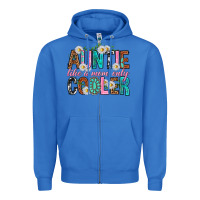 True Royal Auntie Like a Mom Only Cooler Zipper Hoodie - texasbilliewilder