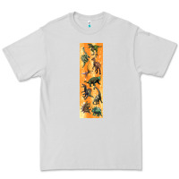 Dove Grey dinosaurs pen wrap Premium Tee - Artiststas