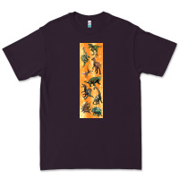Plum dinosaurs pen wrap Premium Tee - Artiststas