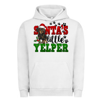 Pigment Lunar Rock Santa's Little Yelper Urban Hoodie - FaDigitalArtStudio