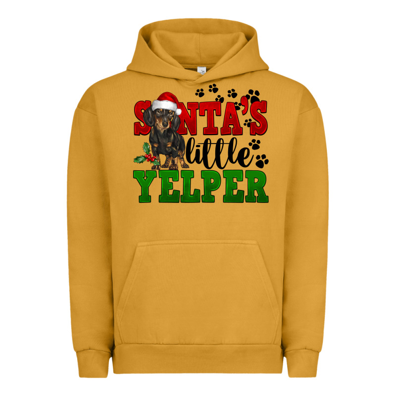 Santa's Little Yelper Urban Hoodie by FaDigitalArtStudio | Teevron