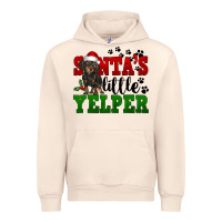 Sandshell Santa's Little Yelper Urban Hoodie - FaDigitalArtStudio