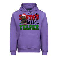 Tulip Santa's Little Yelper Urban Hoodie - FaDigitalArtStudio