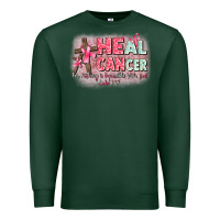 Sports Green heal cancer luke 1 37 Premium Sweatshirt - CowGirlArtShop