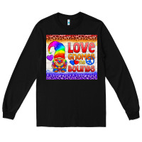 Black LGBTQ+ Love Gnomes No Bounds Tumbler Long Sleeve Tee - BundleAndBundleShop