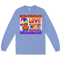 Colony Blue LGBTQ+ Love Gnomes No Bounds Tumbler Long Sleeve Tee - BundleAndBundleShop
