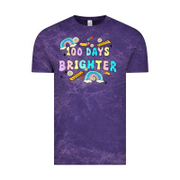 Cloud Purple 100 days brighter Vintage Tee - MaliasSmallBusiness