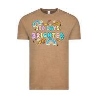 Vintage Coffee 100 days brighter Vintage Tee - MaliasSmallBusiness