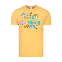 Vintage Mustard 100 days brighter Vintage Tee - MaliasSmallBusiness