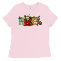 Bubblegum Pink noel Ladies Tee - BundleAndBundleShop