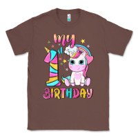 Chestnut my 1 st birthday with little cute unicorn Classic Tee - NancyCooperArtShop