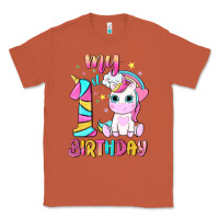 Copper my 1 st birthday with little cute unicorn Classic Tee - NancyCooperArtShop