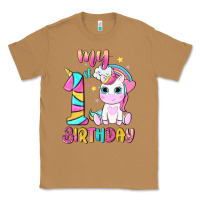 Toasted Coconut my 1 st birthday with little cute unicorn Classic Tee - NancyCooperArtShop