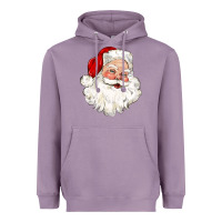 Lavender santa claus Heavyweight Hoodie - CowGirlArtShop