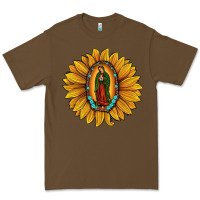 Cacao our lady of guadalupe sunflower Premium Tee - JahusDesignShop
