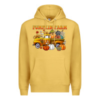 Antique Gold pumpkin farm Premium Hoodie - CowGirlArtShop