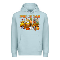 Blue Mist pumpkin farm Premium Hoodie - CowGirlArtShop