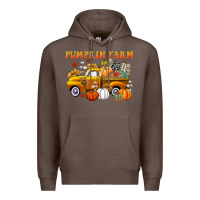 Coffee pumpkin farm Premium Hoodie - CowGirlArtShop