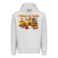 Dove Grey pumpkin farm Premium Hoodie - CowGirlArtShop