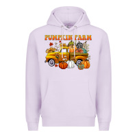 Lilac pumpkin farm Premium Hoodie - CowGirlArtShop