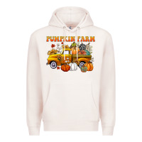Pale Pink pumpkin farm Premium Hoodie - CowGirlArtShop