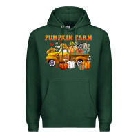 Sports Green pumpkin farm Premium Hoodie - CowGirlArtShop