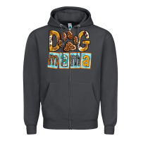 Smoke Dog Mama with Paw Zipper Hoodie - texasbilliewilder