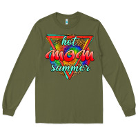 Army Green hot mom summer Long Sleeve Tee - JahusDesignShop