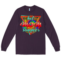 Plum hot mom summer Long Sleeve Tee - JahusDesignShop