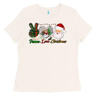 Bone peace love christmas Ladies Tee - BundleAndBundleShop