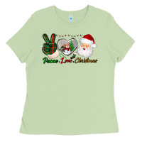 Matcha peace love christmas Ladies Tee - BundleAndBundleShop