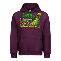 Mauve Wine Hey lucky lady flip phone Urban Hoodie - FaDigitalArtStudio