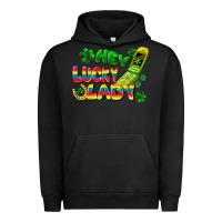 Pigment Black Hey lucky lady flip phone Urban Hoodie - FaDigitalArtStudio