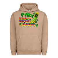 Pigment Burro Hey lucky lady flip phone Urban Hoodie - FaDigitalArtStudio