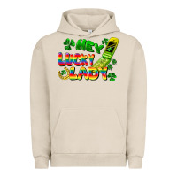 Pigment French Oak Hey lucky lady flip phone Urban Hoodie - FaDigitalArtStudio