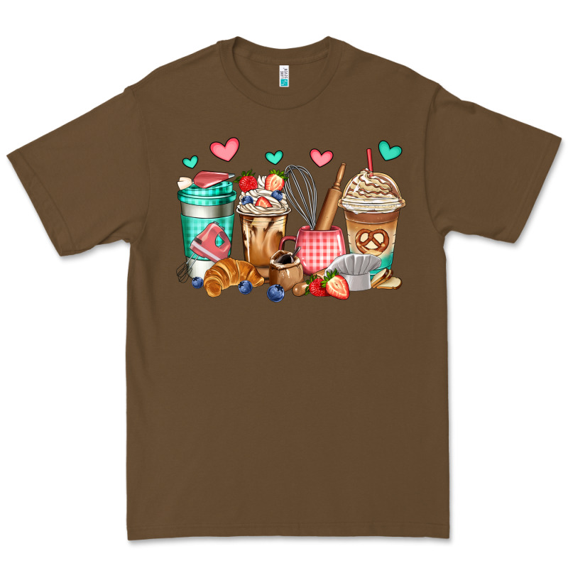 Baking Coffee Cups Premium Tee by Jasminsmagicworld | Teevron