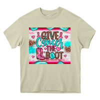 Mossy give cancer the boot Heavy Core Tee - JahusDesignShop