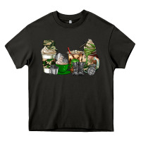 Asphalt veteran coffee cups Heavy Core Tee - AdoDesignShop