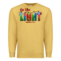 Antique Gold be the light matthew 5 14 Premium Sweatshirt - CowGirlArtShop