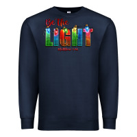 Navy be the light matthew 5 14 Premium Sweatshirt - CowGirlArtShop