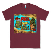 Burgundy pack your bags Classic Tee - NancyCooperArtShop