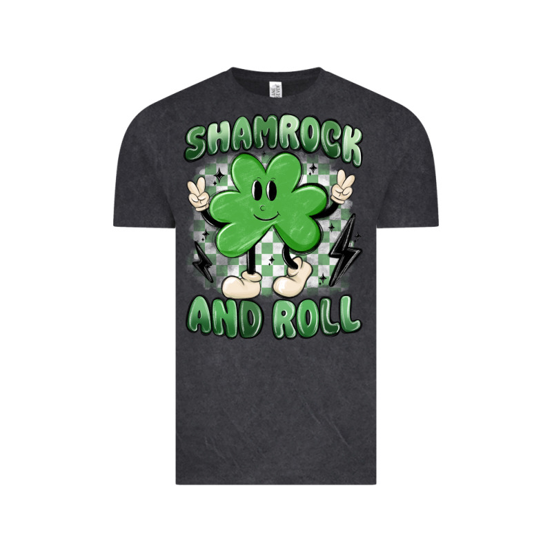 Shamrock And Roll Vintage Tee by MaliasSmallBusiness | Teevron