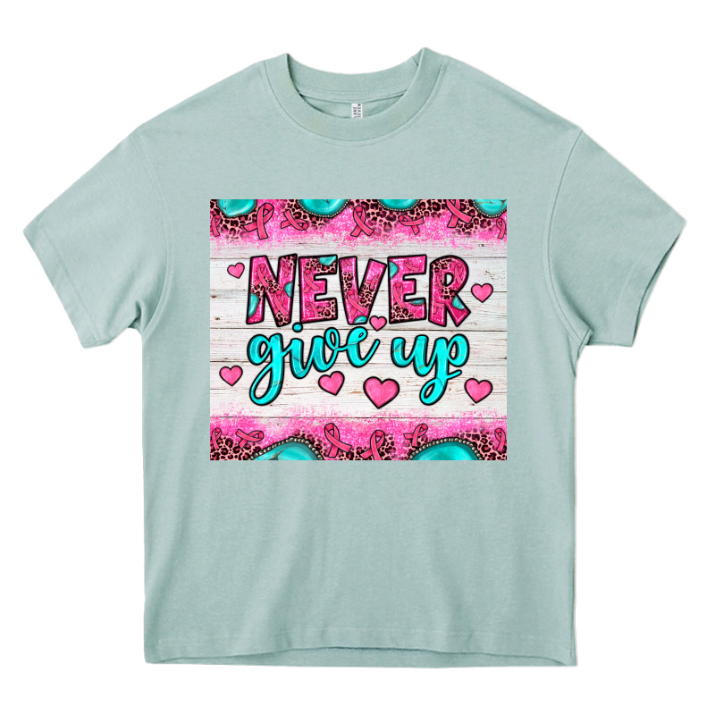 Never Give Up Heavy Core Tee by JahusDesignShop | Teevron