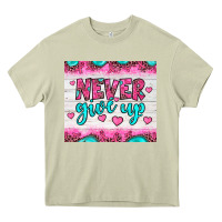 Mossy never give up Heavy Core Tee - JahusDesignShop
