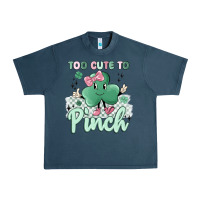 Midnight Navy too cute to pinch Urban Heavy Tee - MaliasSmallBusiness