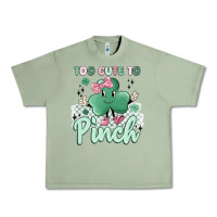 Oil Green too cute to pinch Urban Heavy Tee - MaliasSmallBusiness
