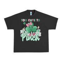 Pigment Black too cute to pinch Urban Heavy Tee - MaliasSmallBusiness