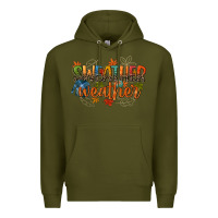 Army Green sweather weather Premium Hoodie - CowGirlArtShop